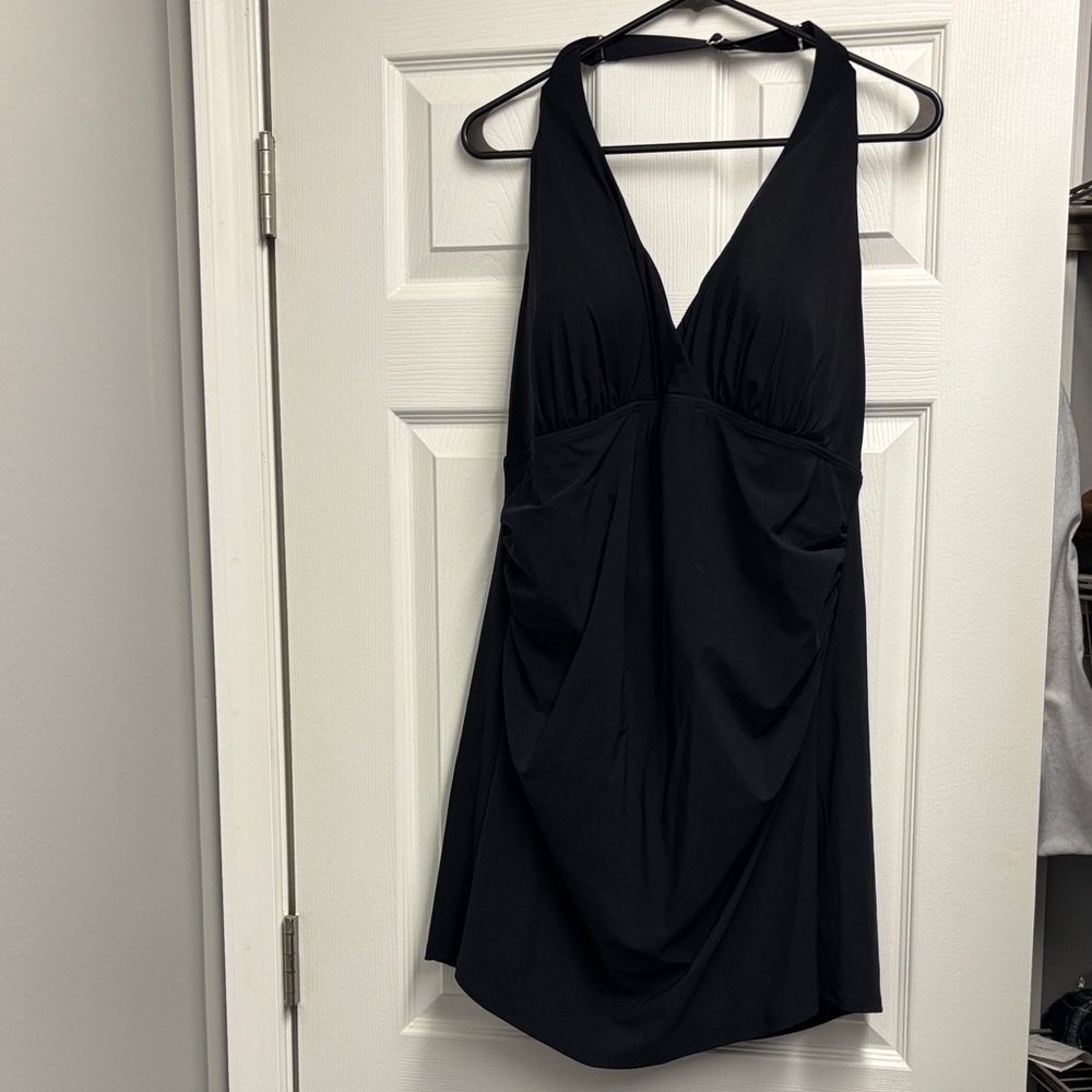 L.L. Bean Black Sun Blocking Swimwear